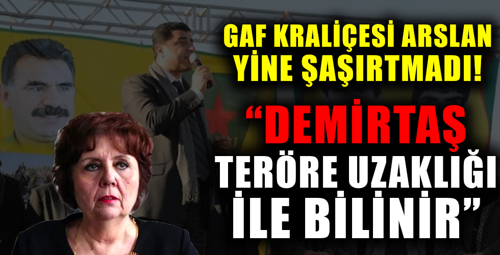 Ayşegül Arslan'dan Selahattin Demirtaş güzellemesi!
