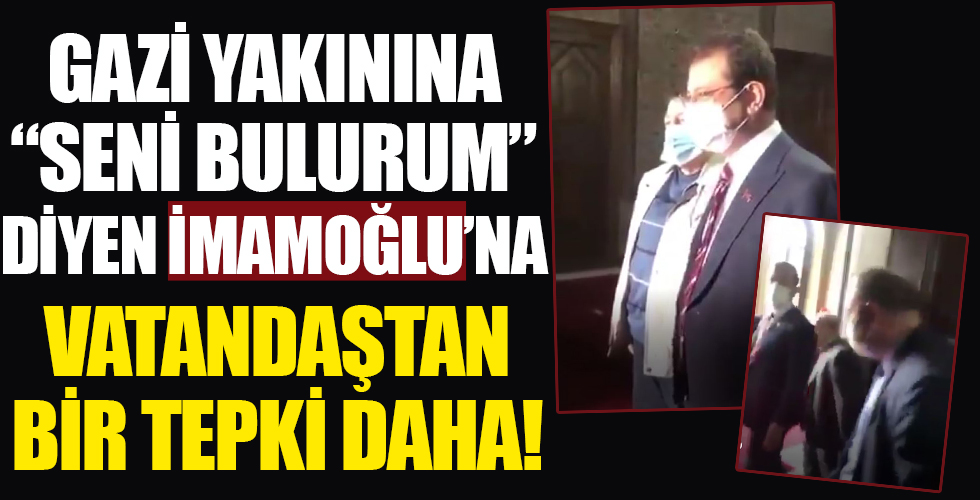 Ekrem İmamoğlu'na bir tepki daha!