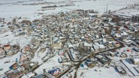 Karla Kaplı Erzurum'un Muhteşem Manzarası Havadan Görüntülendi Haberi