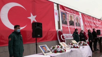 Ağrı'da Teröristlerin Roketli Saldırısında Şehit Düşen 3 Gümrük Personeli Törenle Anıldı