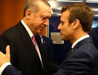Başkan Erdoğan, Macron ile görüştü!