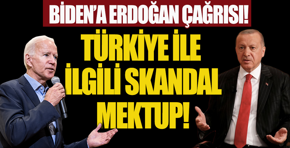Biden'a skandal Türkiye mektubu!