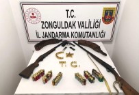 Jandarma, Ruhsatsız Tüfek Ve Çok Sayıda Fişek Ele Geçirdi