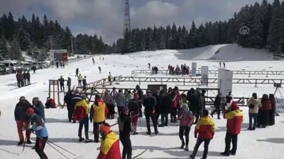 Kayaklı Koşu FIS Balkan Kupası Yarışmaları Bolu'da Yapıldı