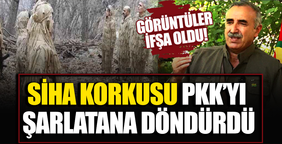SİHA korkusu PKK'yı şekilden şekle soktu! Şarlatan döndüler