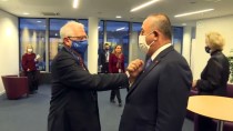 Dışişleri Bakanı Çavuşoğlu, Brüksel'de Karadağlı Mevkidaşı Raduloviç'le Bir Araya Geldi