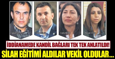 HDP'li isimler silah eğitimi aldılar milletvekili oldular!