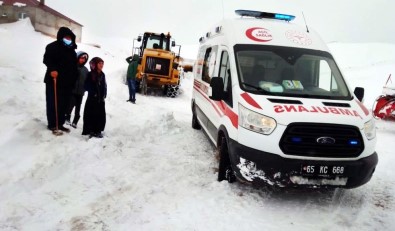 Van'da Hasta Kurtarma Ve Karla Mücadele Çalışması