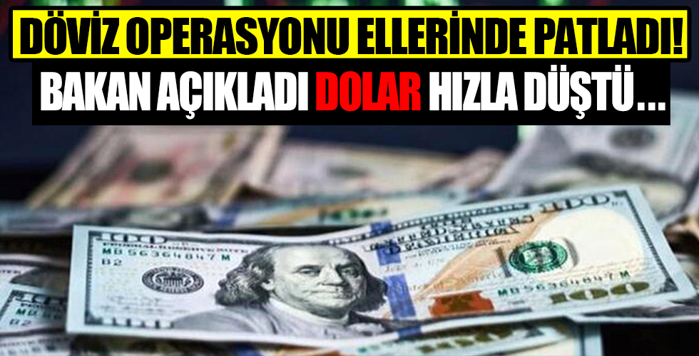 Yüksek kur hevesleri boğazlarında kaldı: Bakan'ın açıklamaları ile dolar hızla düşüşe geçti