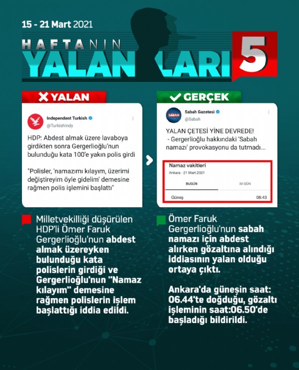 Yalanın merkezi CHP ve HDP'nin bu haftaki yalanları...