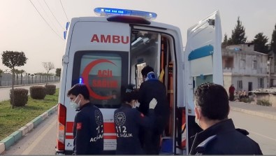 Beton Mikserinin Çarptığı Otomobil Refüje Çıktı