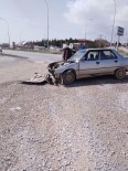 Bolvadin'de Trafik Kazası Açıklaması 2 Yaralı Haberi