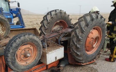 Karaman'daki Traktör Kazasında Baba Öldü, Kızı Yaralandı