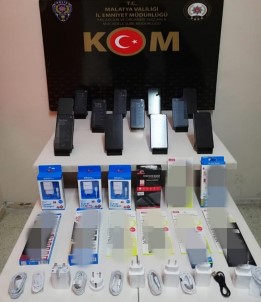 Malatya'da Kaçak Cep Telefonu Operasyonu