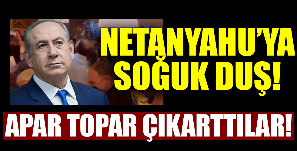 Netanyahu'ya soğuk duş! Apar topar çıkarttılar!