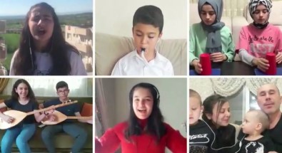 Öğrenci Ve Öğretmenlerden 'Düziçi Koronayı Kovuyor' Projesine Klipli Destek