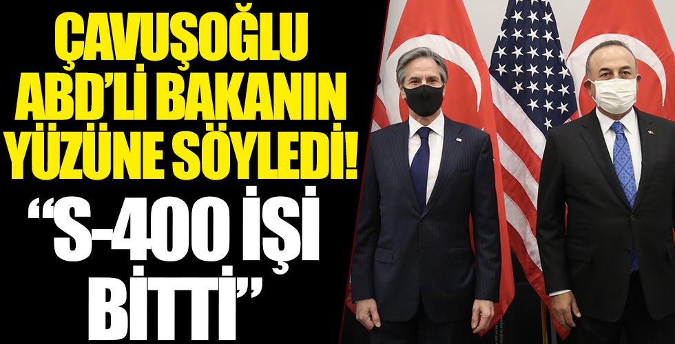 Mevlüt Çavuşoğlu, ABD Dışişleri Bakanı Antony Blinken ile görüştü
