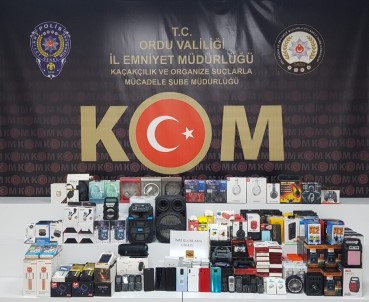 Ordu'da Kaçak Telefon Operasyonu