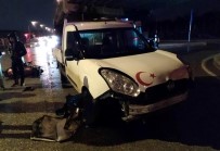 Samsun'da Motosiklet Kamyonet İle Çarpıştı Açıklaması 1 Yaralı Haberi