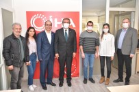 Başkan Çetin Ve Rektör Tuncel'den İHA'ya Ziyaret Haberi