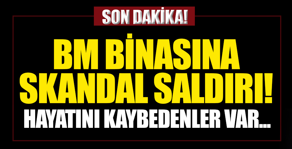 BM binasına havan topu ile saldırı: Hayatını kaybedenler var...