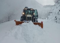 Düzce'de 14 Köy Yolu Kar Nedeniyle Kapalı
