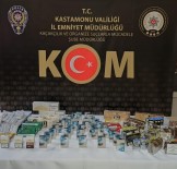 Kastamonu'da Kaçak Tütün Ele Geçirildi