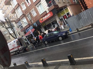 Ümraniye'de Dehşet Anları Açıklaması Kaput Üstünde Metrelerce Sürüklendi