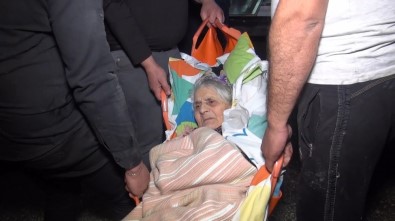 Yangında Can Pazarı...86 Yaşındaki Felçli Kadın Son Anda Kurtarıldı