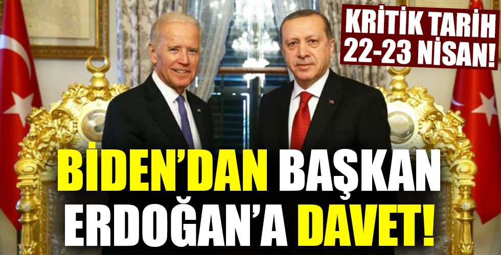 Biden'dan Başkan Erdoğan'a davet!
