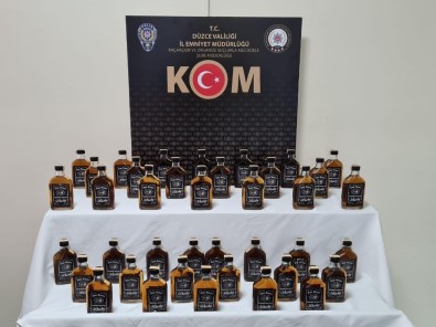 Düzce'de Kaçak Alkol Operasyonu