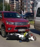 Samsun'da Kamyonet İle Motosiklet Çarpıştı Açıklaması 1 Yaralı Haberi