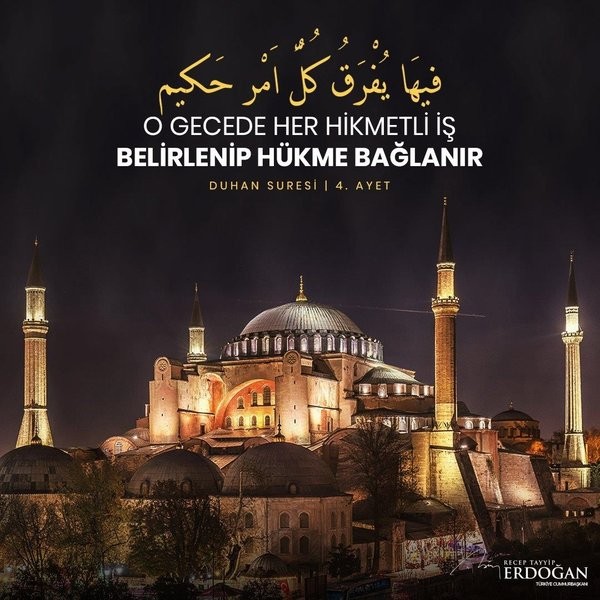 Başkan Erdoğan'dan Berat Kandili mesajı