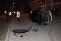 (Özel) Takla Atan Araçtan Çıkıp Koşarak Kaçtılar