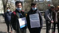 Paris'te Maske Ve Aşı Karşıtı Protesto