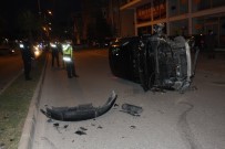 Takla Atan Araçtan Çıkıp Koşarak Kaçtılar