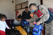 Babasının Sırtında Taşıdığı Batuhan'a Jandarmadan Anlamlı Ziyaret Haberi