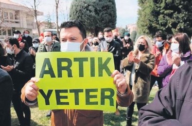 Konya'da esnaf gibi eylem yapan troller CHP üyeleri çıktı!