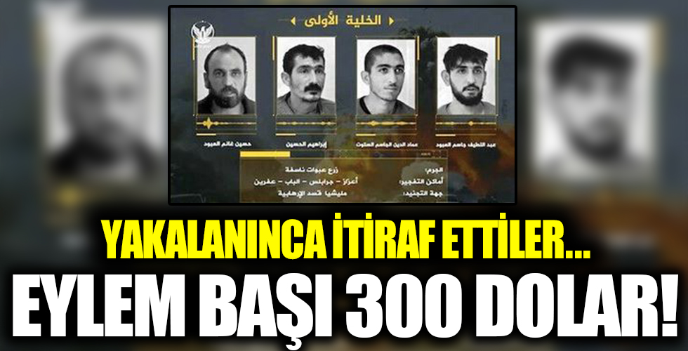 Yakalanan teröristler her şeyi itiraf etti! Eylem başına 300 dolar!