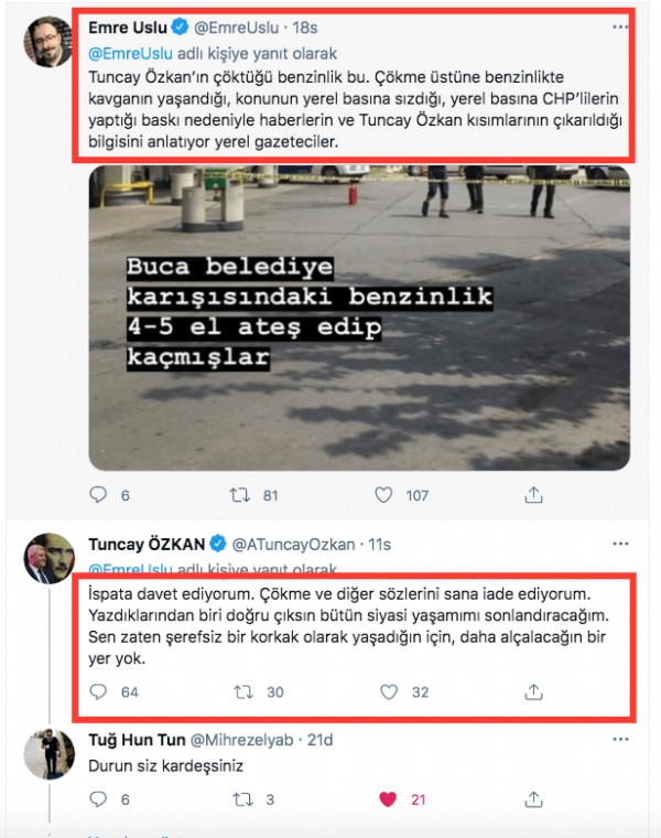 Firari FETÖCÜ Uslu ile CHP’li Özkan’a uyarı: Durun, siz kardeşsiniz!