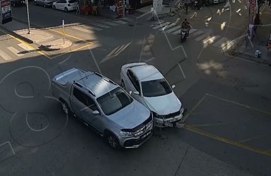 Aksaray'da Yaşanan Kazalar Şehir Polis Kameralarında