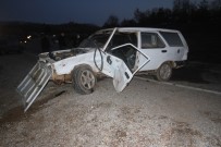 Beyşehir'de İki Otomobil Çarpıştı Açıklaması 2 Yaralı Haberi