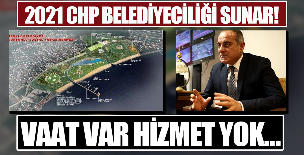 CHP’li Mehmet Uğur Sertaslan'dan görülmemiş pişkinlik: Gemlik'te vaat var hizmet yok