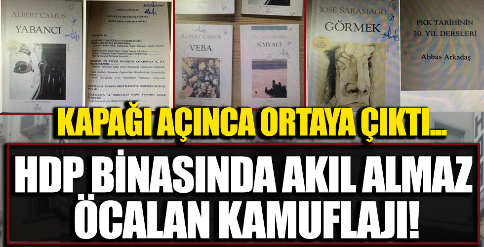 HDP İl İstanbul İl Başkanlığı'nda yeni rezalet! Akılalmaz Öcalan kamuflajı...