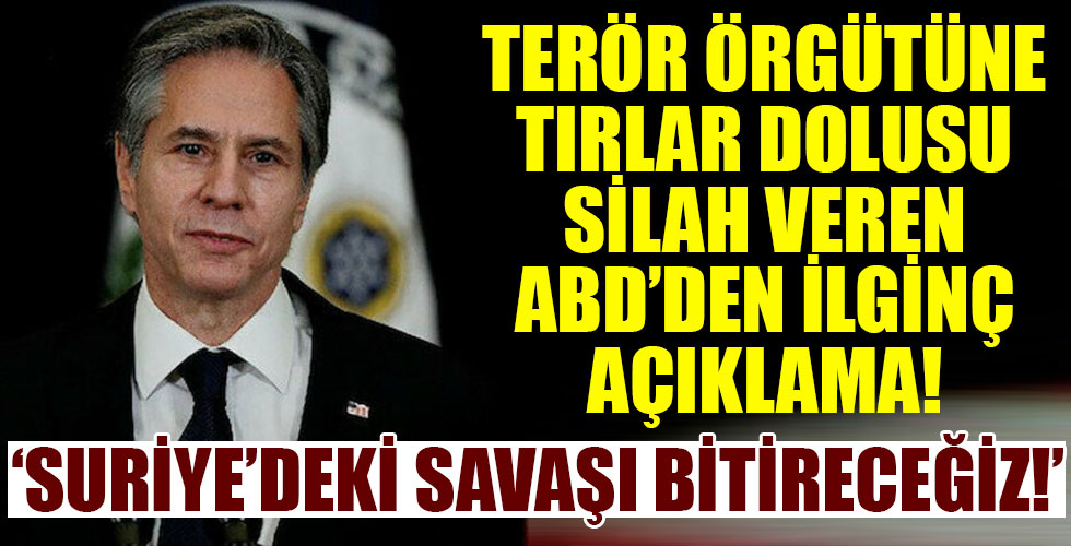 Terör örgütü YPG'ye TIR'lar dolusu silah göndermişlerdi! ABD'den ilginç açıklama!