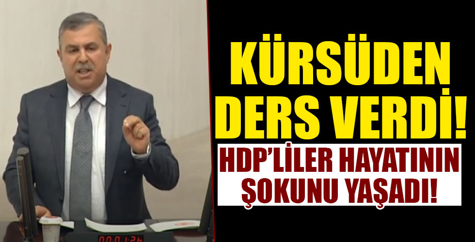 AK Parti Milletvekili Nazım Maviş, HDP'lilere ders verdi!