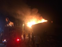 İskilip'te Korkutan Ev Yangını, İtfaiye Eri Hastaneye Kaldırıldı