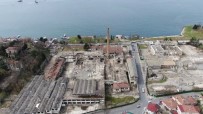 Beykoz'un Sembolik Değerlerinden Paşabahçe Cam Fabrikasının Son Hali Havadan Görüntülendi Haberi