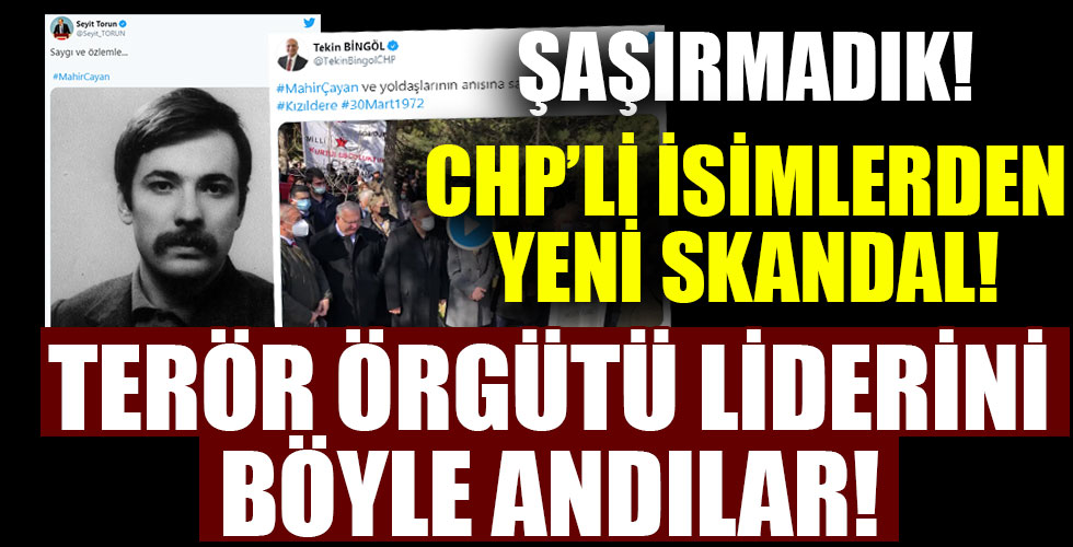 CHP'liler terörist örgütü lideri Çayan'ı andı!