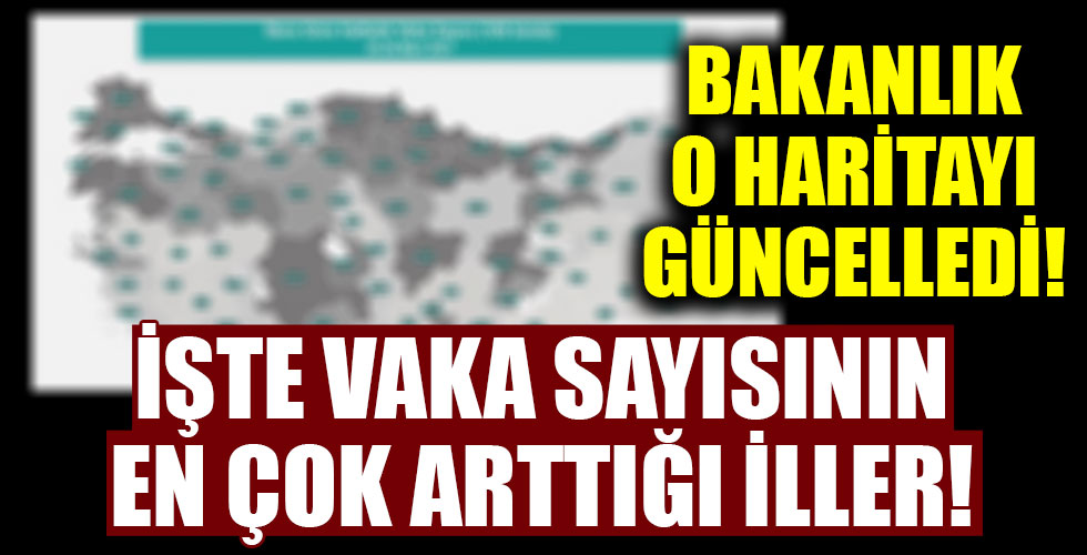 İşte 100 binde görülen vaka sayısı!